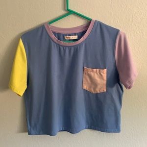 color block tee